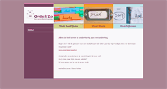 Desktop Screenshot of orde-en-zo.nl